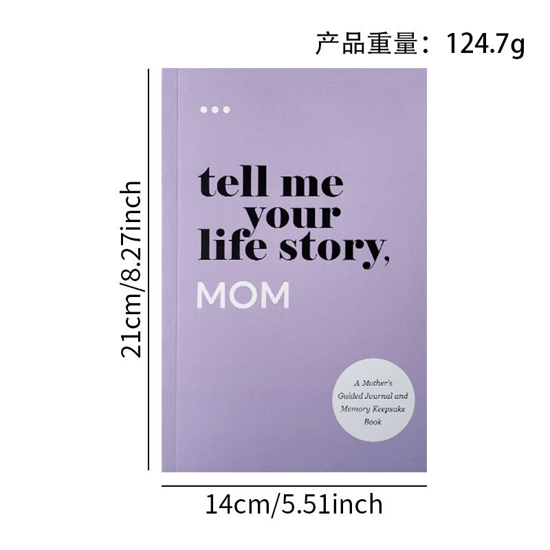 Tell Me Your Life Story, Mom Guided Journal product view 2