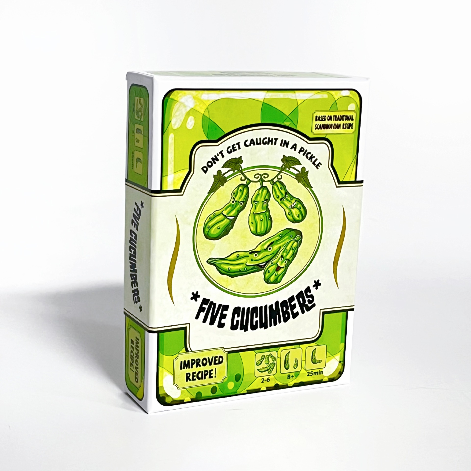 Five Cucumbers Multilingual Trick-Taking Card Game product view 2