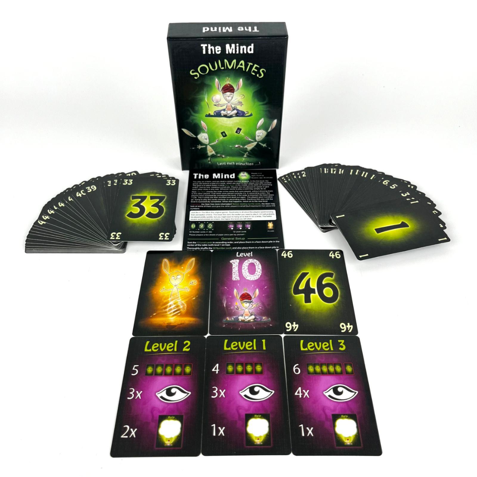 The Mind Soulmates English Cooperative Card Game product view 3