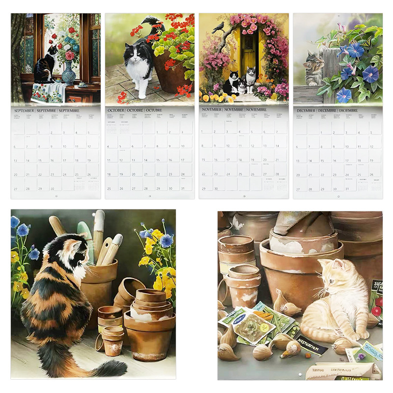 Cats in the Country 2026 Wall Calendar product view 4