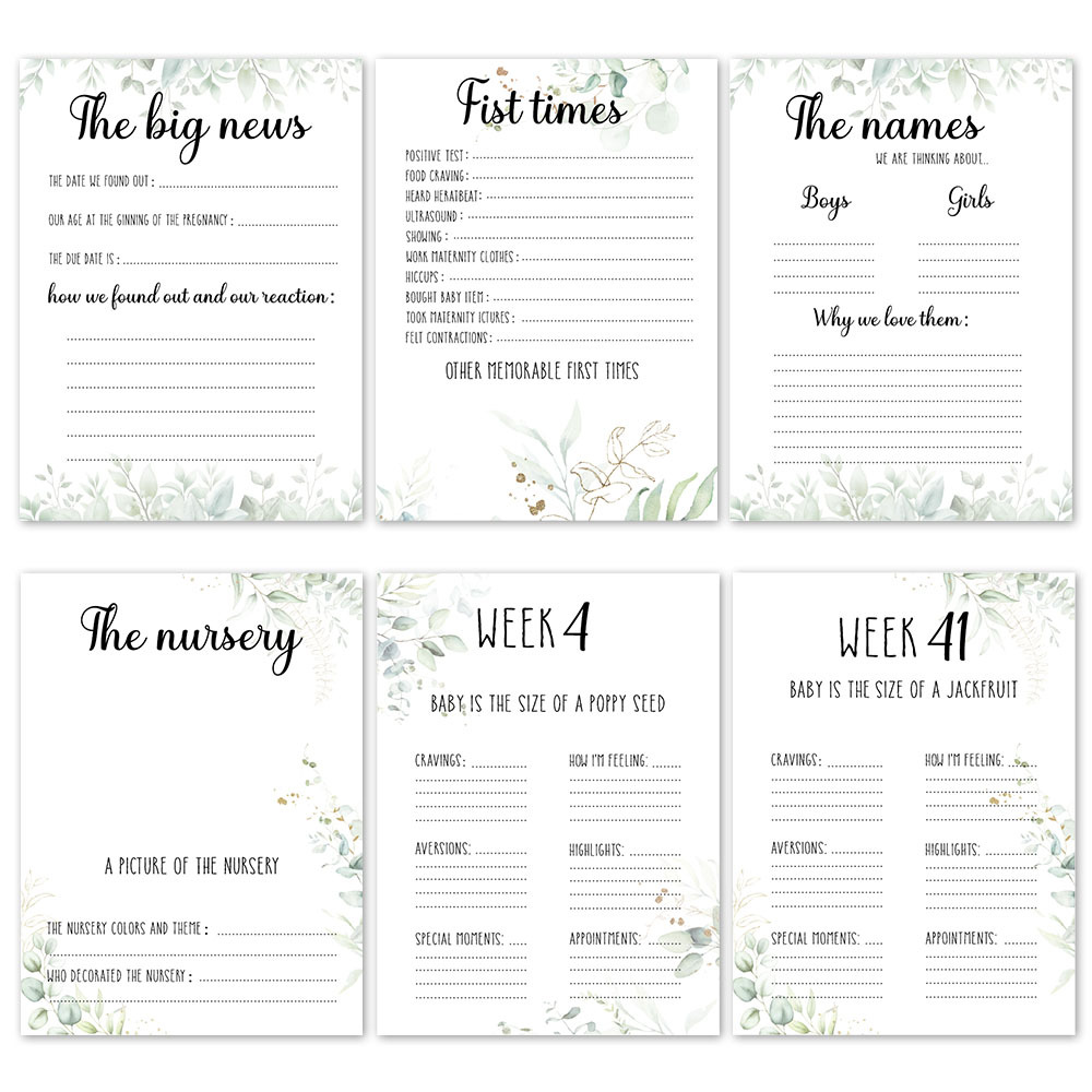 My Pregnancy Journey Keepsake Journal – 2 Colors product view 4