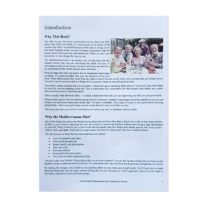 Super Simple Mediterranean Diet Cookbook for Seniors product view 4
