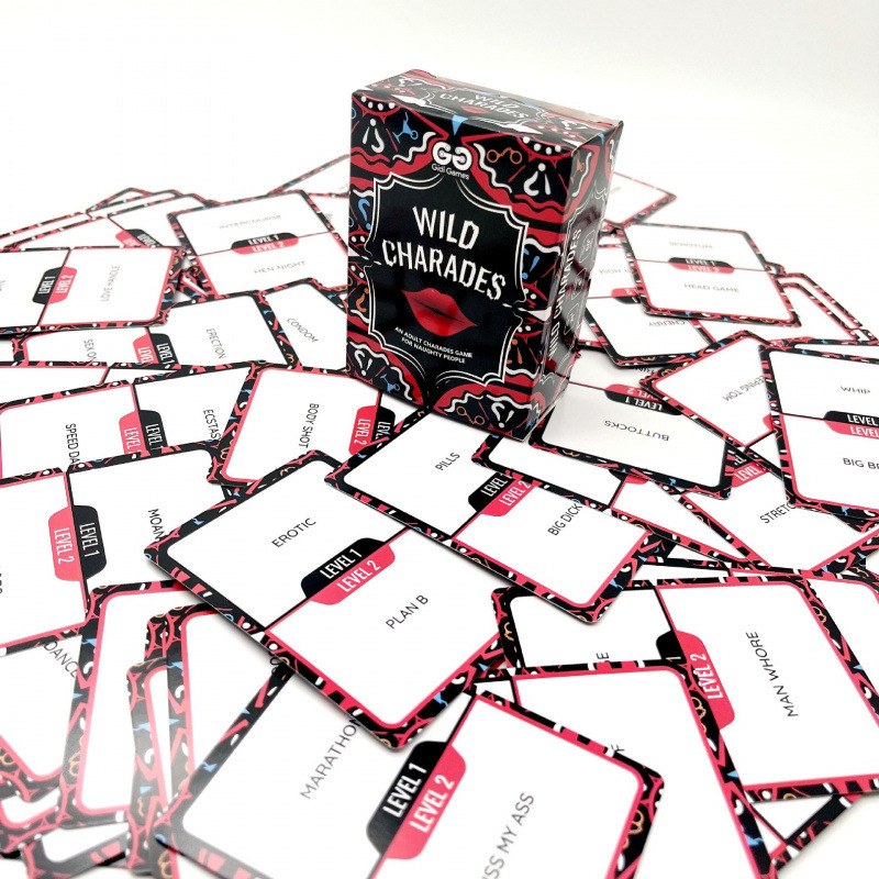 Wild Charades 100-Card Adult Party Game product view 5