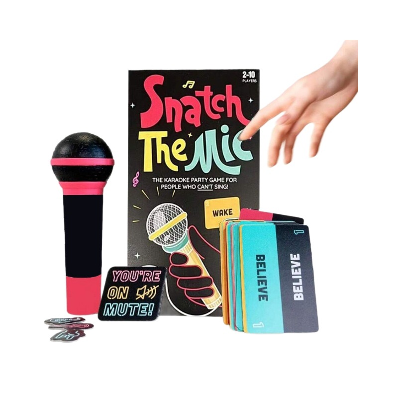 Snatch the Mic Karaoke Party Card Game product view 2