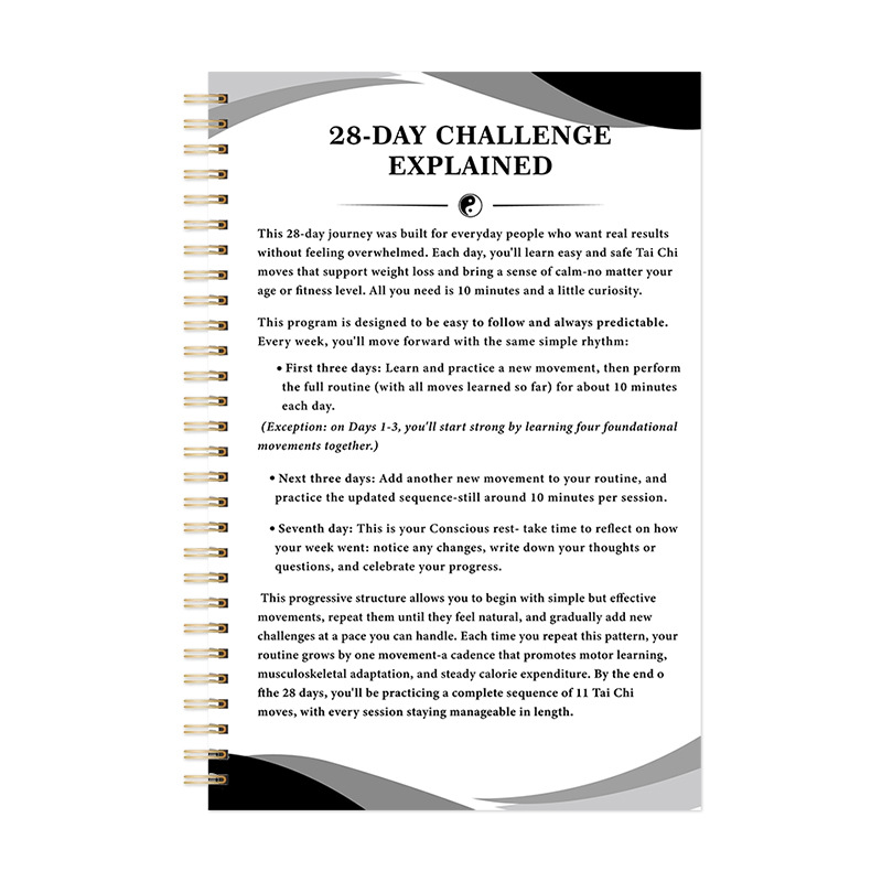 Tai Chi for Seniors 28-Day Wellness Journal product view 4