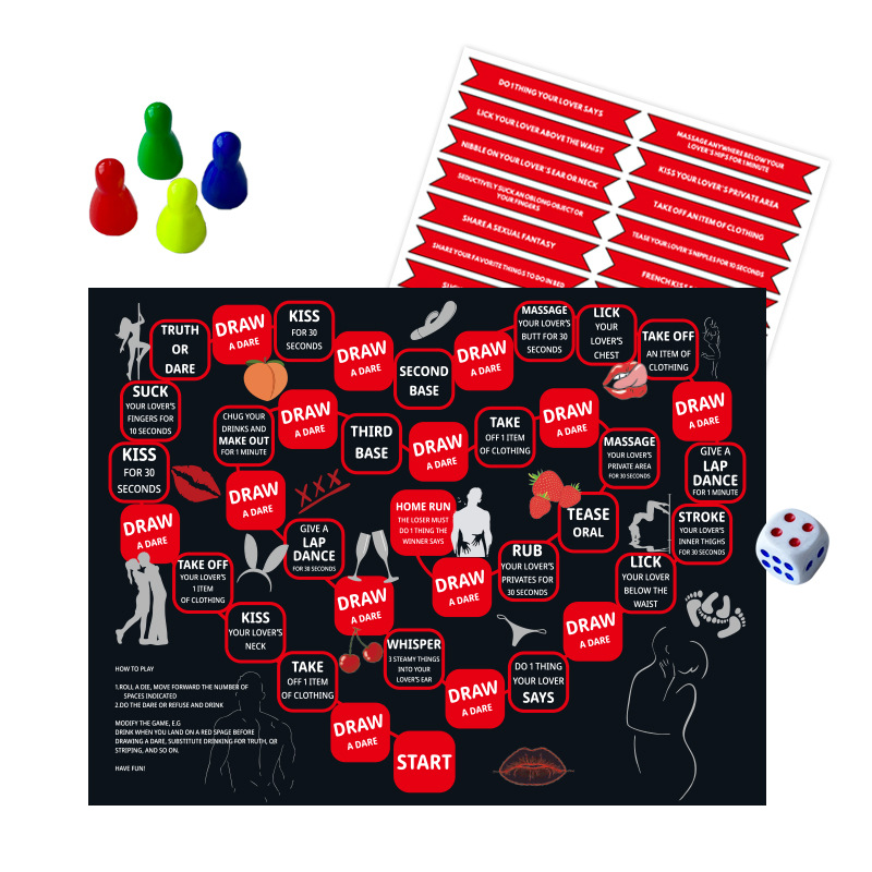 Drunk in Love Couples Drinking Board Game product view 4