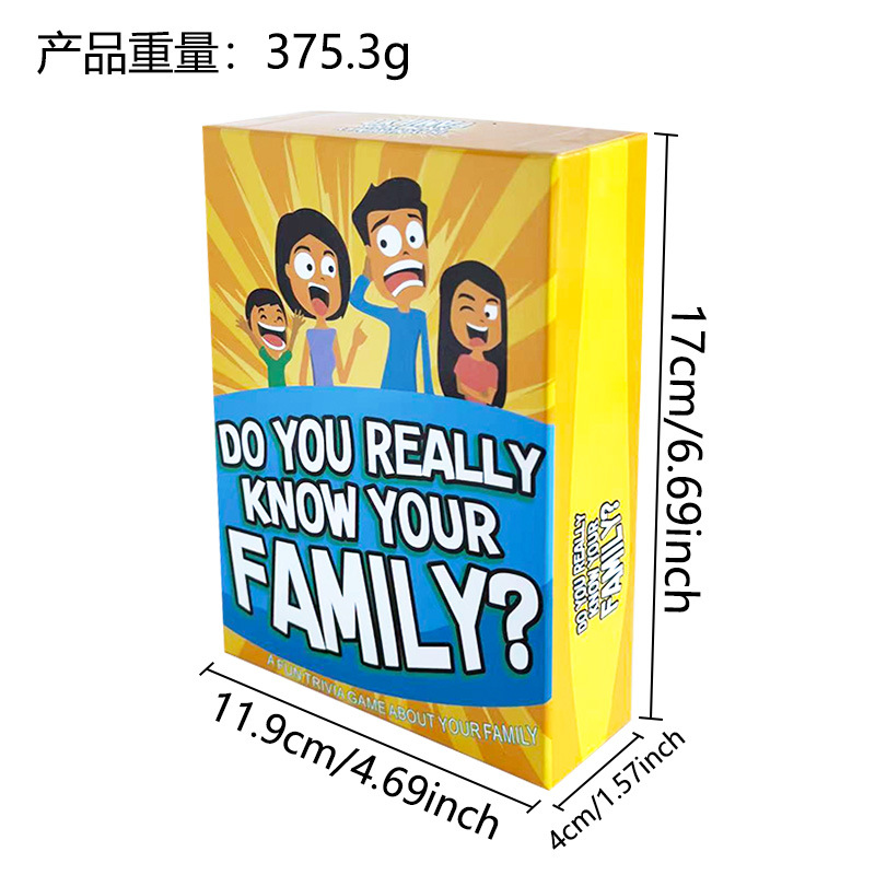 Do You Really Know Your Family? Party Card Game product view 2