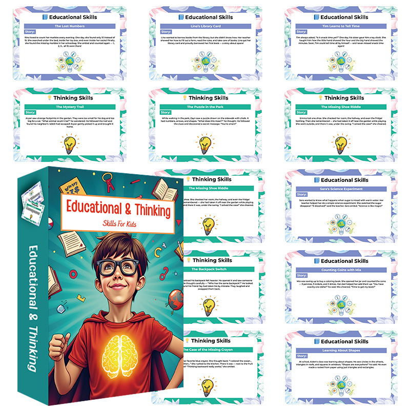 Educational and Thinking Skills Cards for Kids