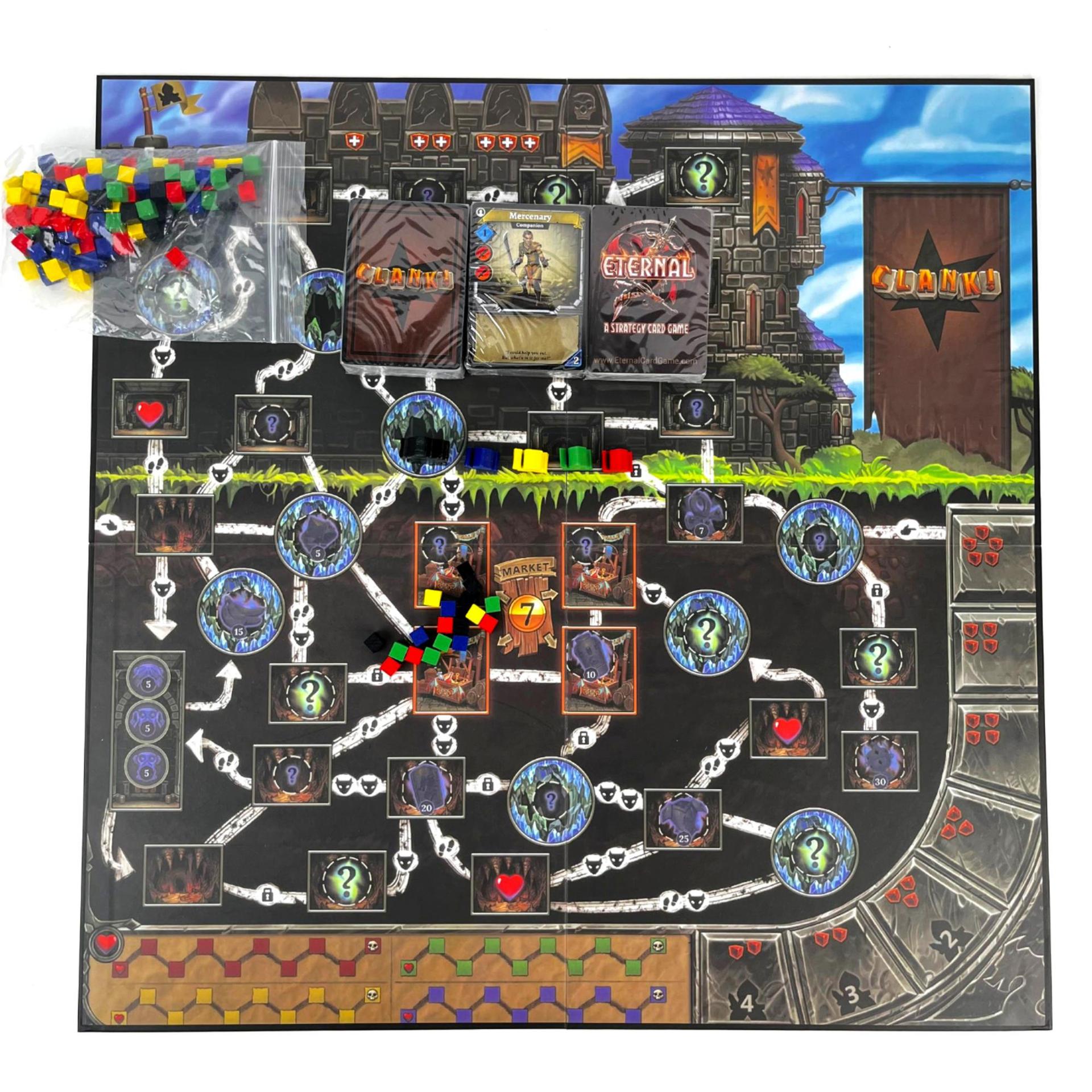 Clank! English Deck-Building Adventure Board Game