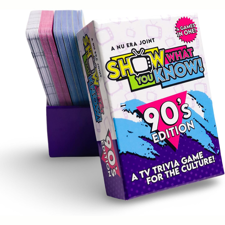 Show What You Know: 90s TV Trivia Family Party Game product view 2