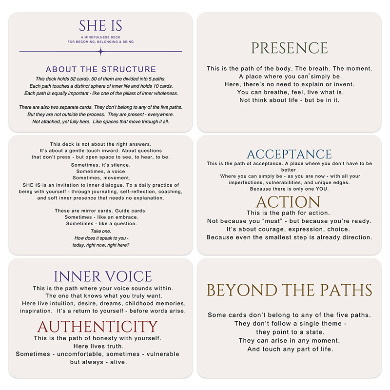 SHE IS Mindfulness and Emotional Healing Card Deck product view 5