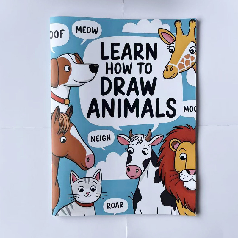 Learn How to Draw Creative Coloring Books – 6 Themes – Animals