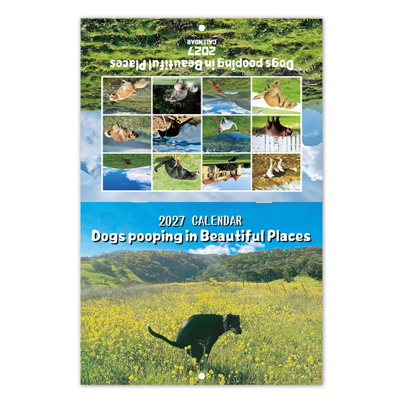 Dogs Pooping 2027 Novelty Calendar – 2 Designs product view 5