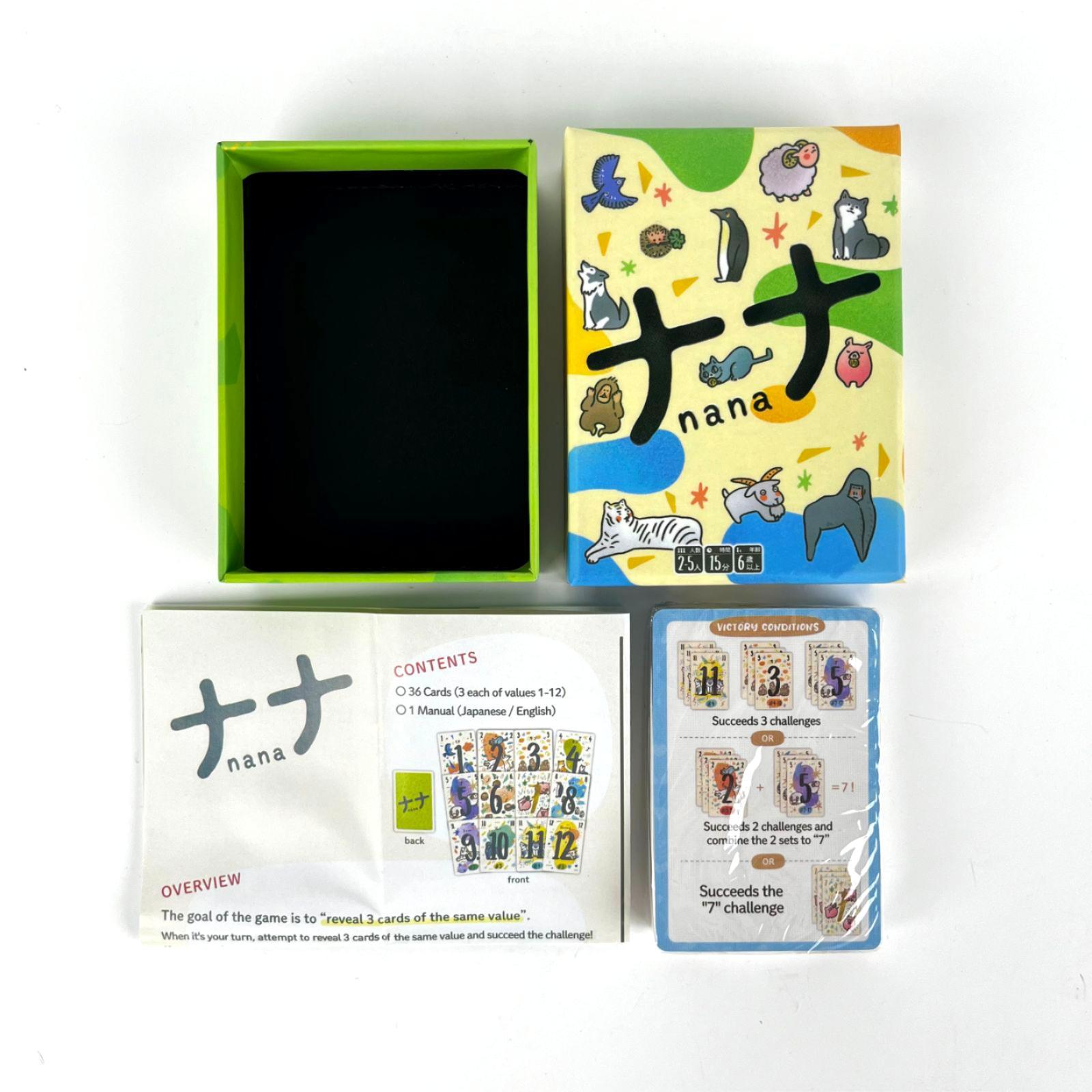 Nana 777 Bilingual Family Card Game