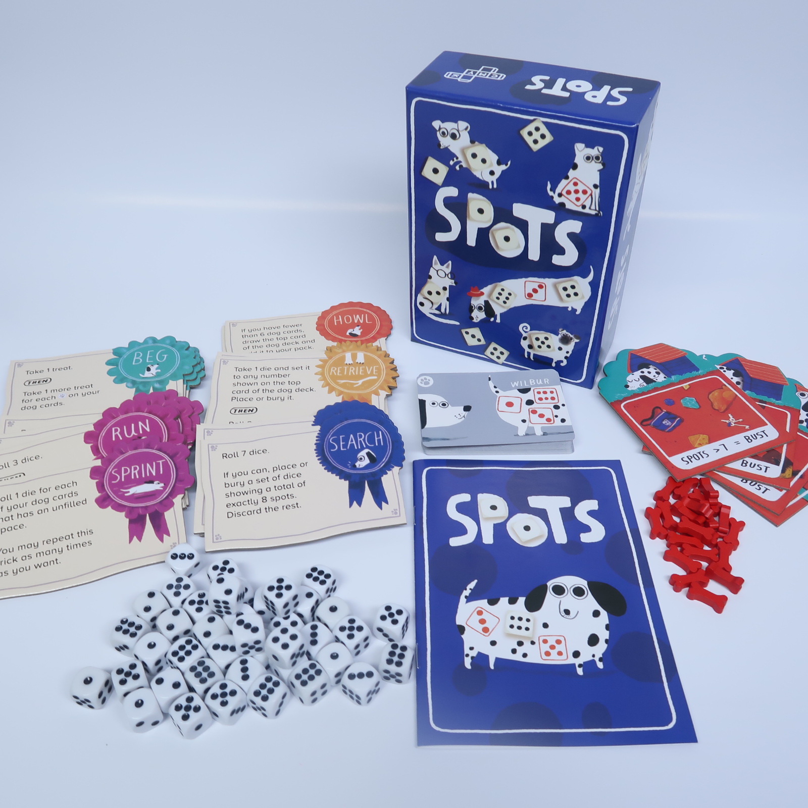 Spots English Dice Card Game product view 2