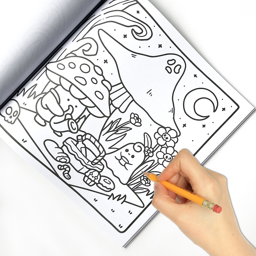 Spooky Cutie Children's Coloring Book product view 4