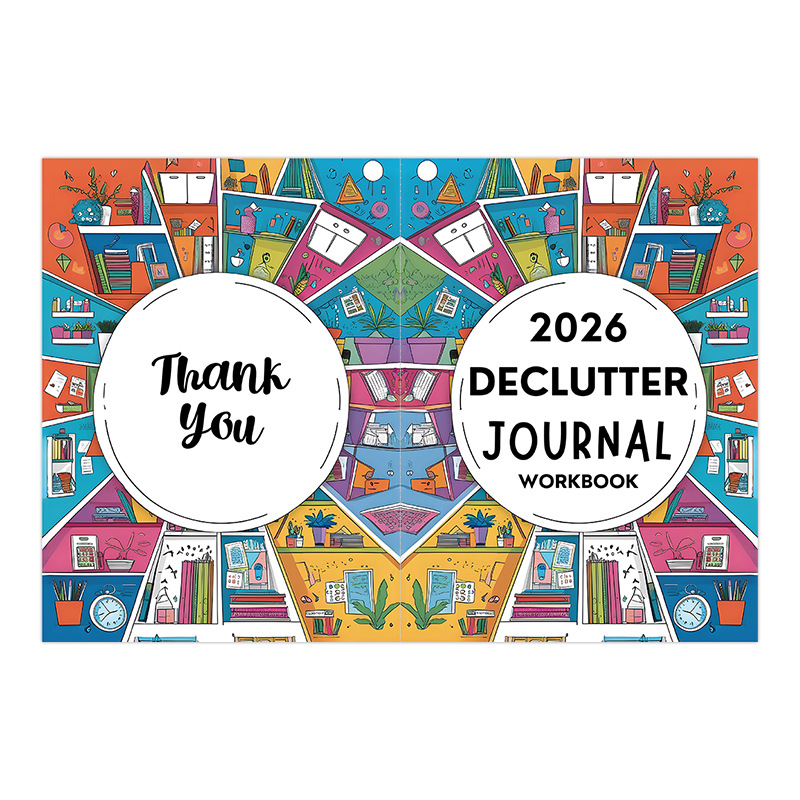 2026 Declutter Journal and Home Organization Workbook product view 5