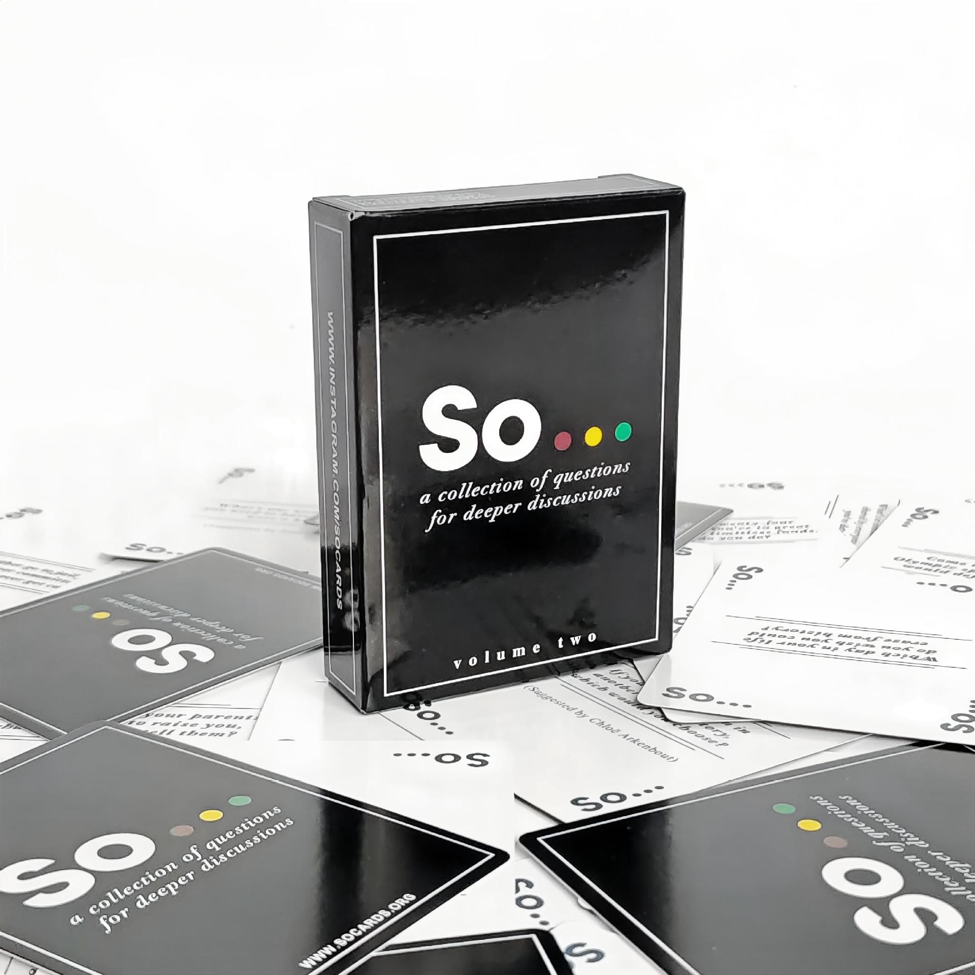 So... Cards English Conversation Starter Deck product view 2