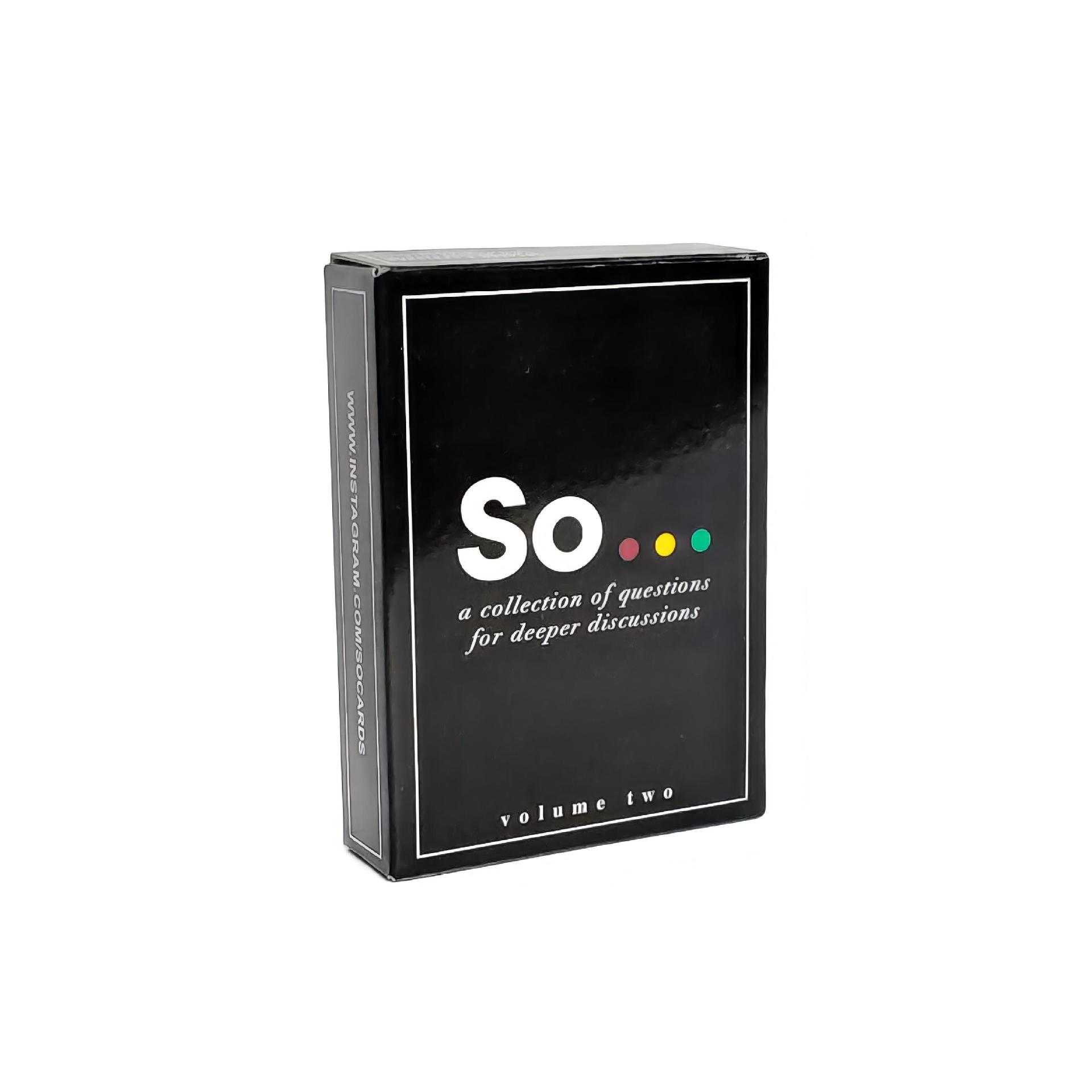 So... Cards English Conversation Starter Deck product view 3