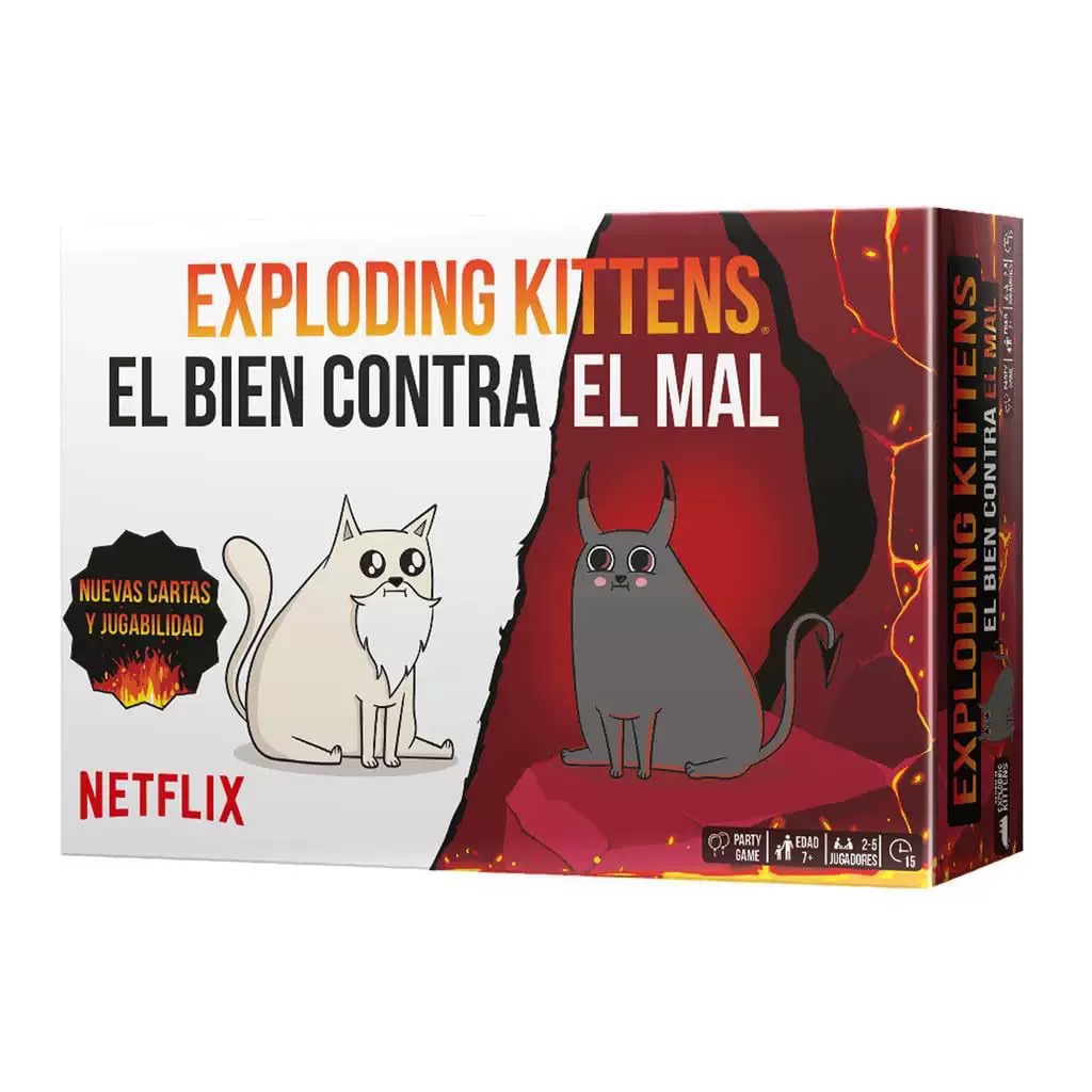 VIRUS! and Spanish-Language Party Card Games – 24 Options – Exploding Kittens Good vs Evil – Spanish