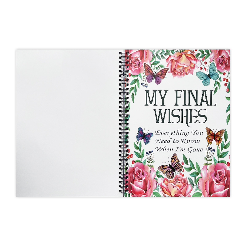 My Final Wishes Butterfly Memorial Planning Binder product view 5