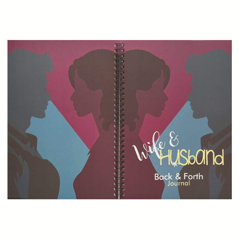 Wife and Husband Back-and-Forth Couples Journal product view 5