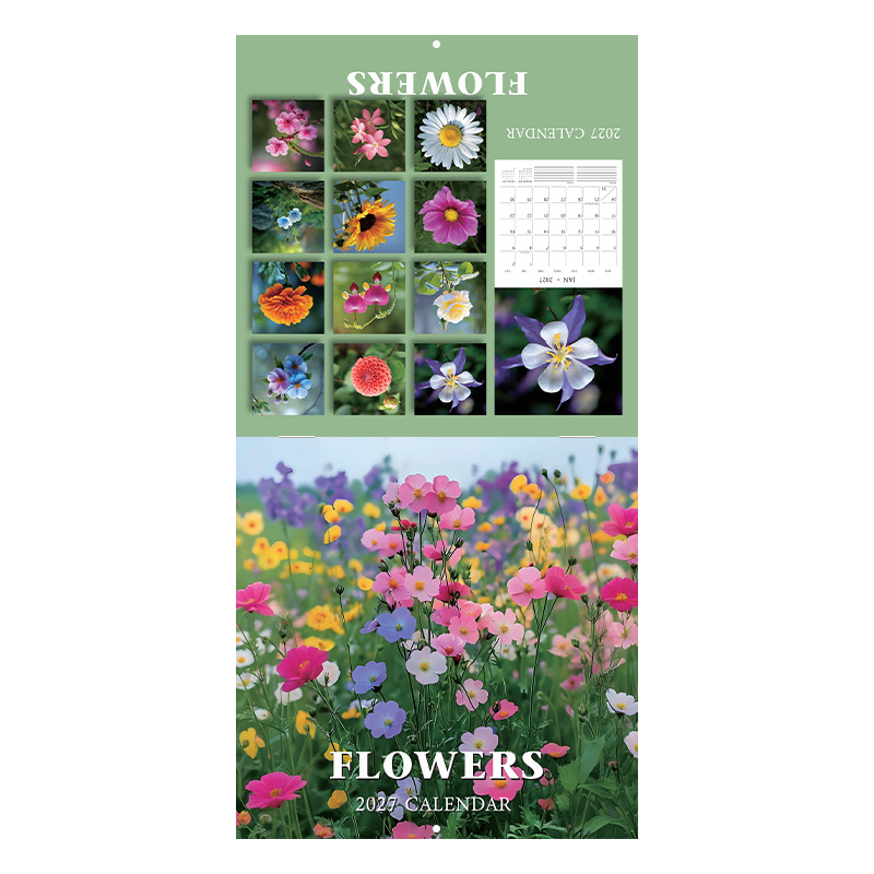 Flowers 2027 Wall Calendar product view 5