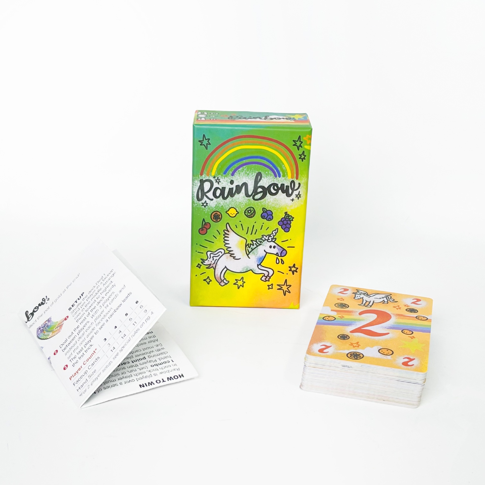 Rainbow Bilingual Family Card Game product view 3