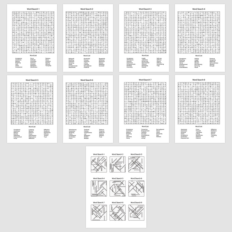 Mindfulness Word Search for Adults product view 4