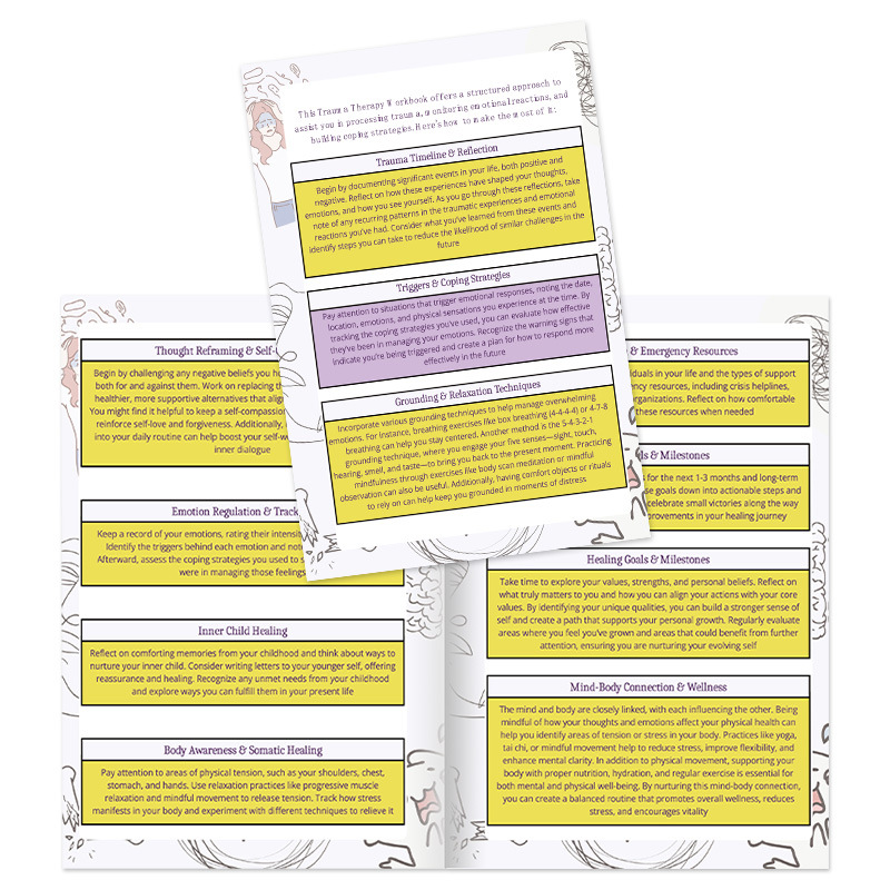 The Resilience Workbook for Trauma Recovery product view 3