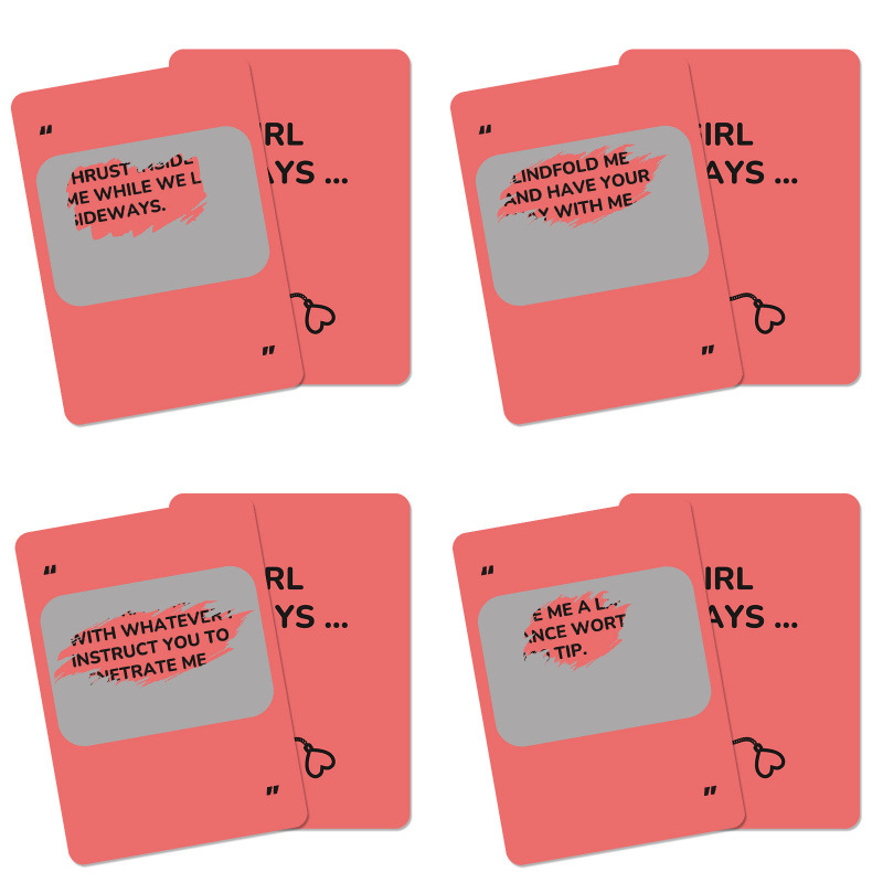 Fun Commands 46-Card Couples Scratch-Off Challenge Game product view 3