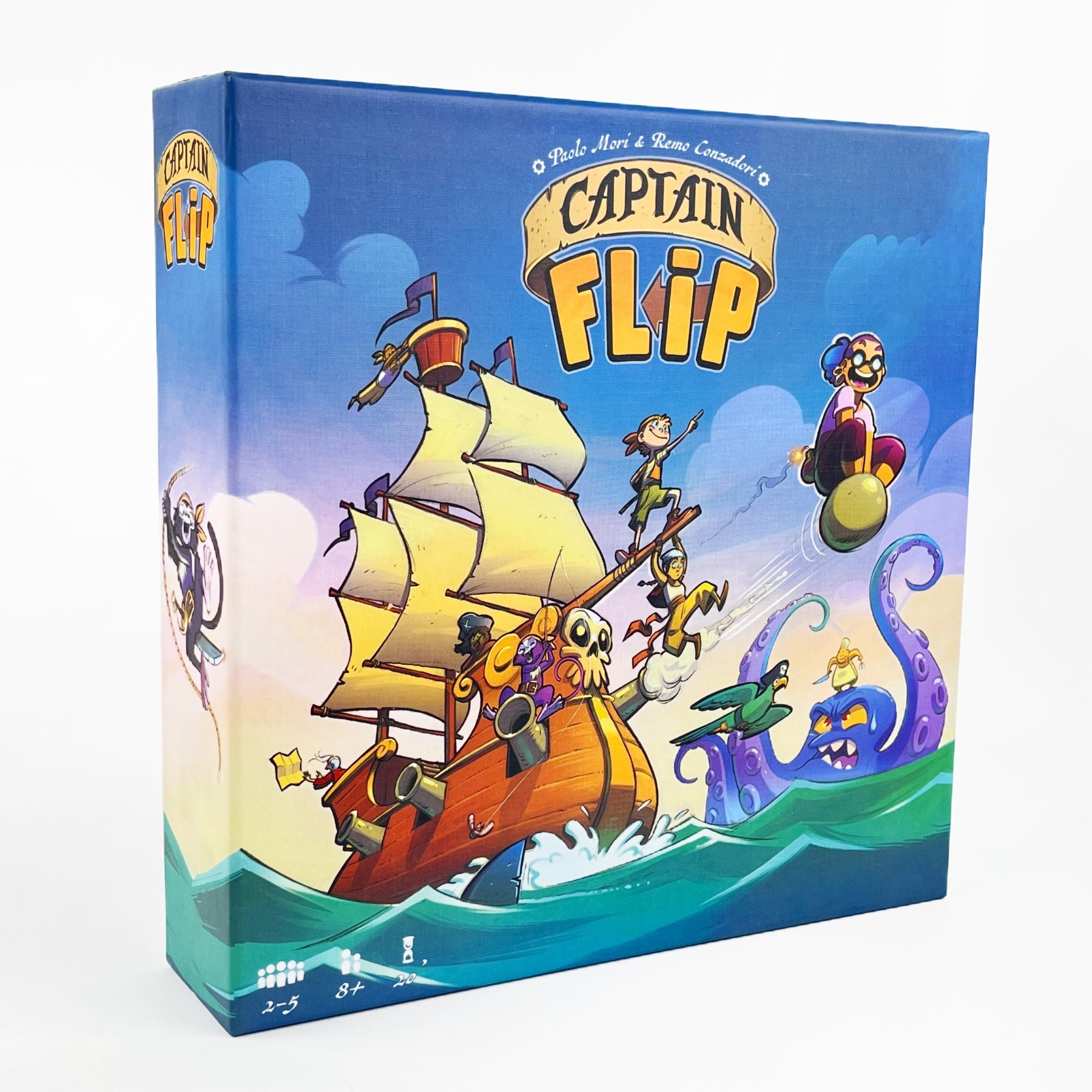 Captain Flip Bilingual Family Board Game product view 3