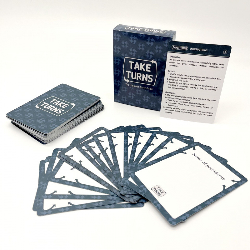 Assorted Adult Party and Drinking Card Games – 11 Options – Take Turns 18+