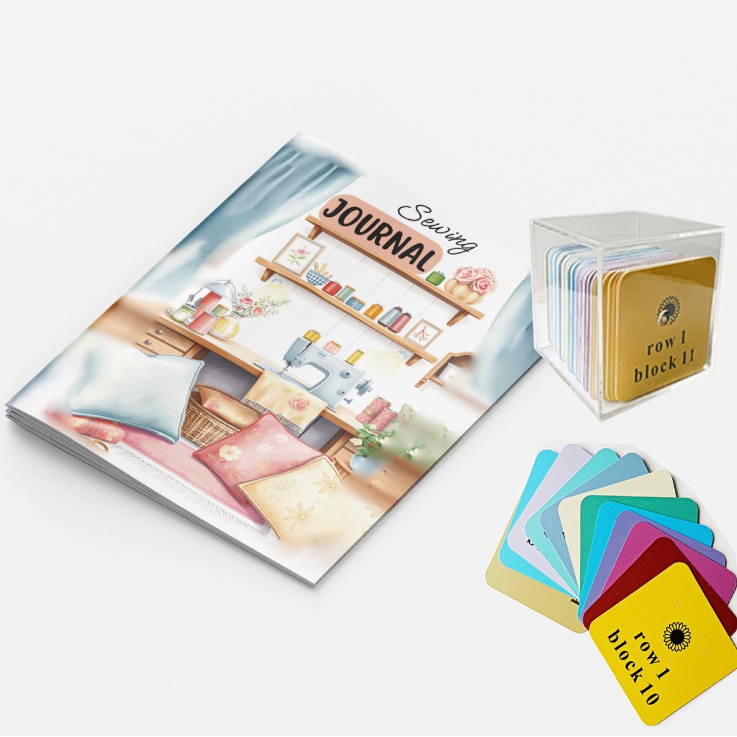 Sewing Journal and Quilting Project Cards – 3 Options – Sewing Journal and Card Set