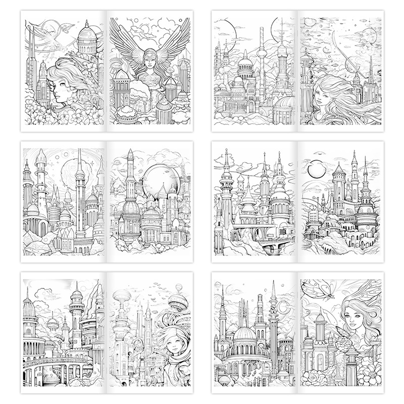 Trendy Shoes Creative Coloring Book product view 4