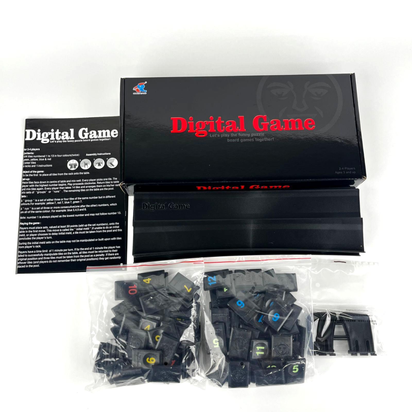 Digital Number Tile Family Board Game product view 3