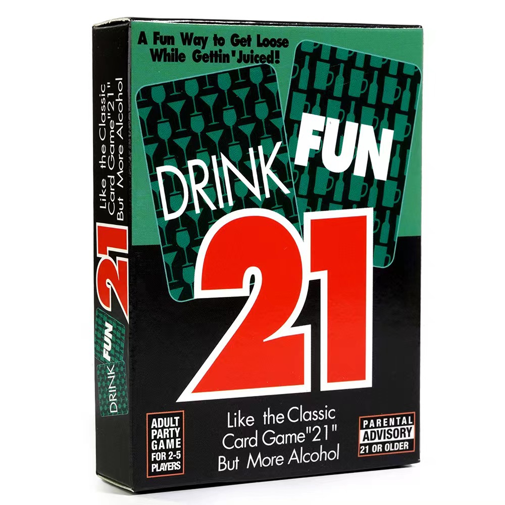 Drink Fun 21 Couples Drinking Party Card Game product view 5