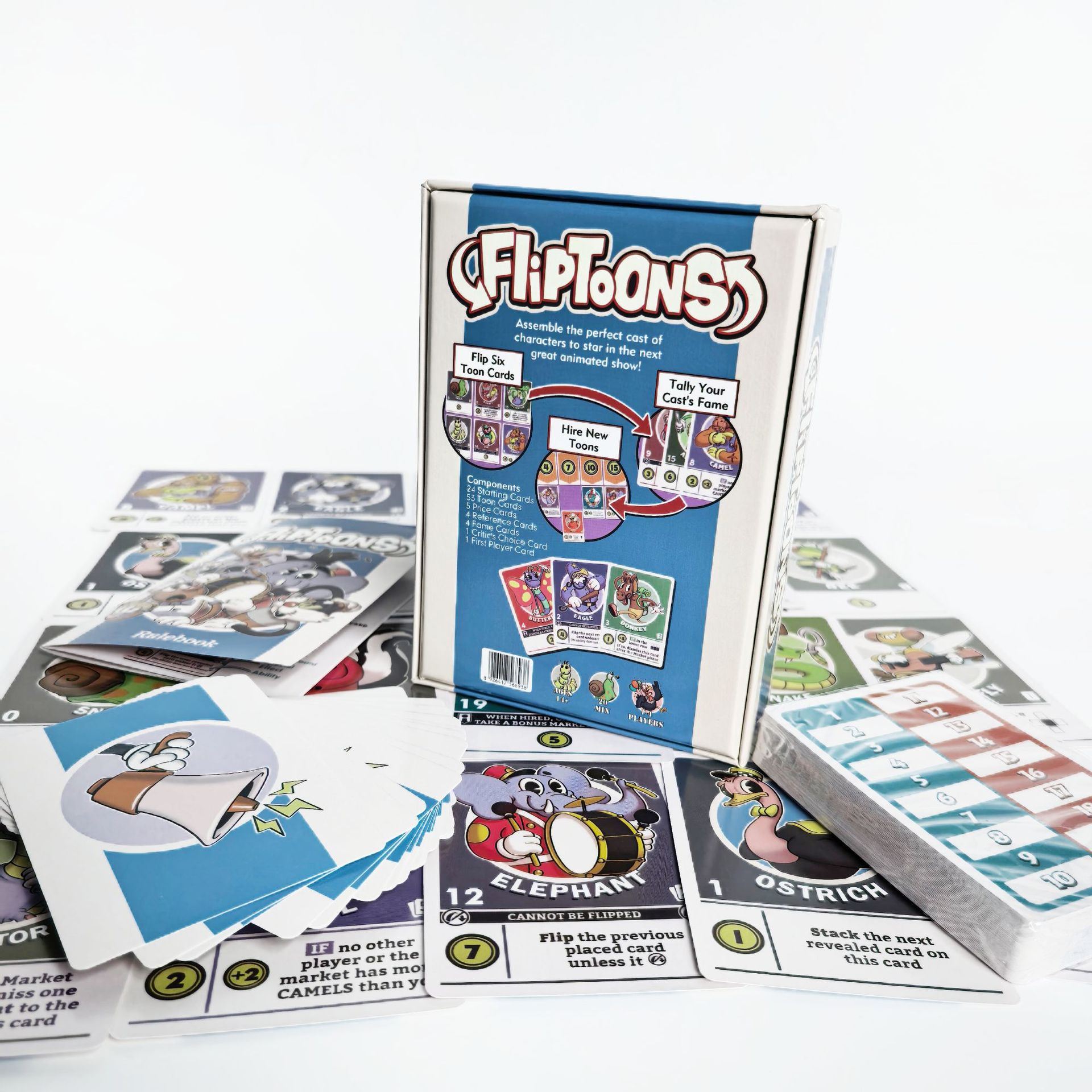 Flip to Ones English Deck-Building Card Game