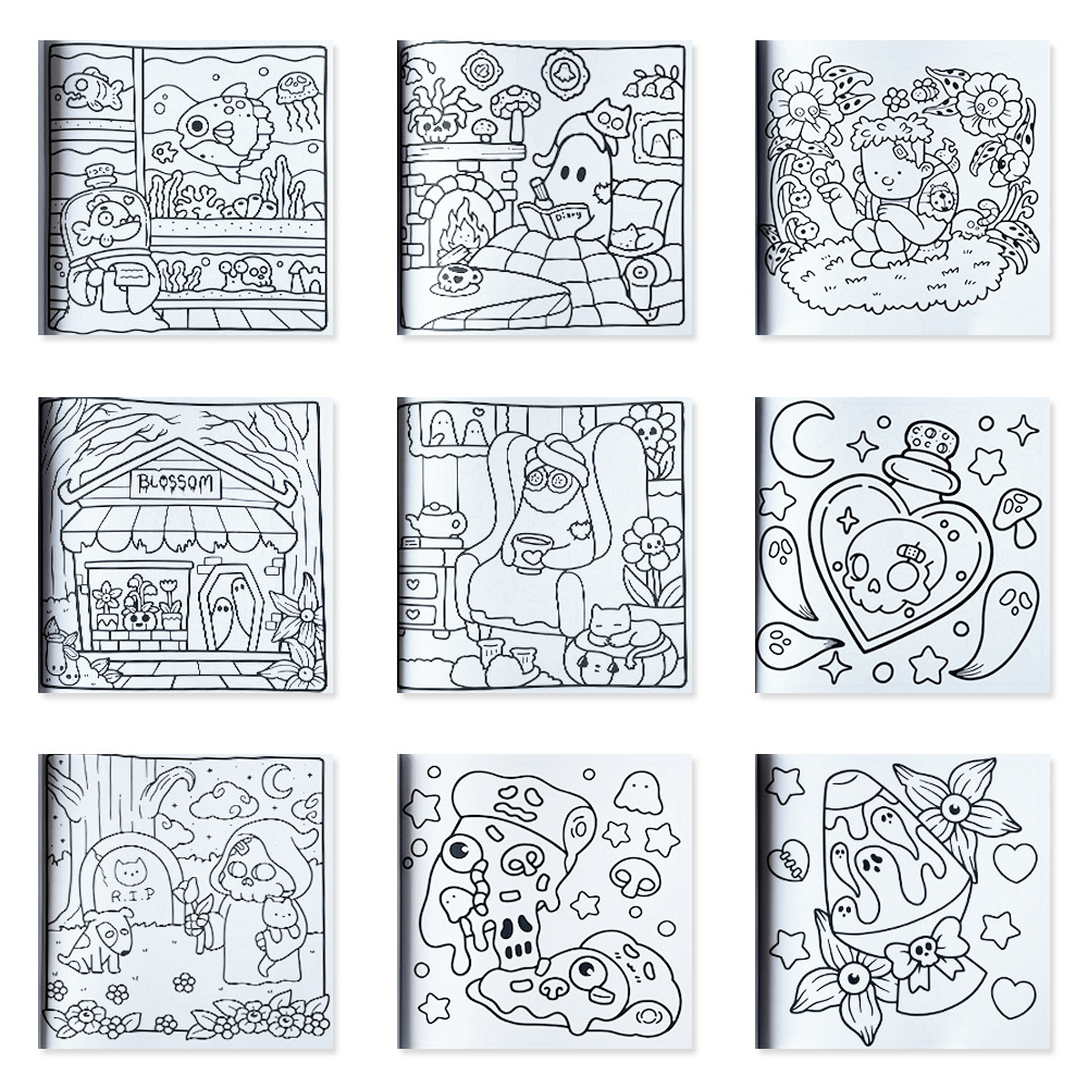 Spooky Cutie Children's Coloring Book product view 3
