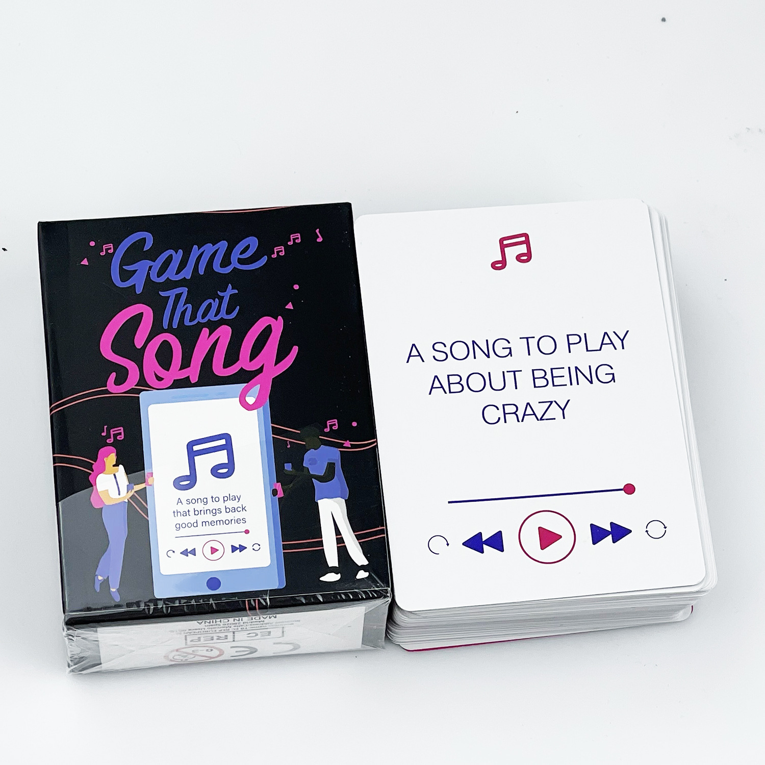 Game That Song Music Party Card Game – Black Edition product view 2