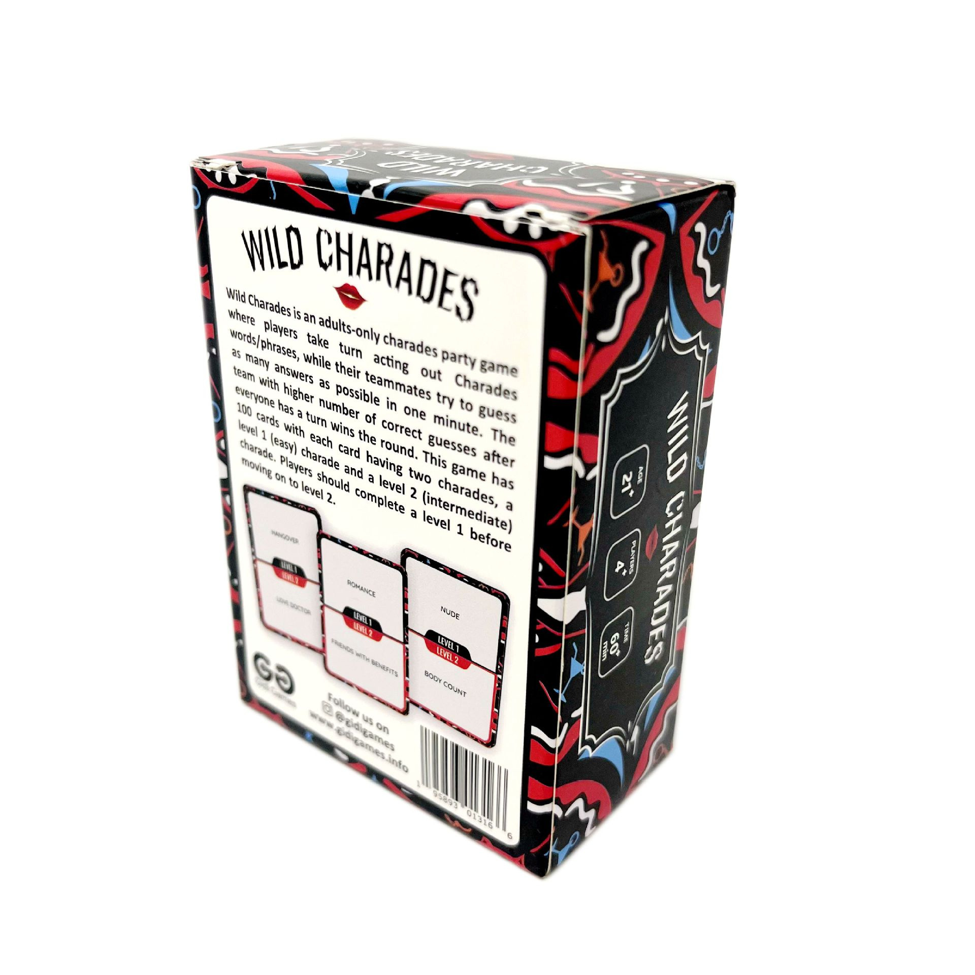 Wild Charades Adult Party Card Game product view 2