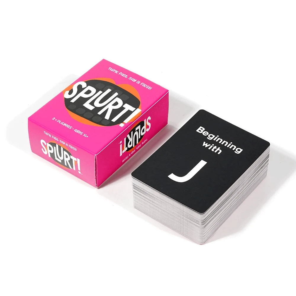 Splurt! Fast-Thinking Word Party Card Game product view 2