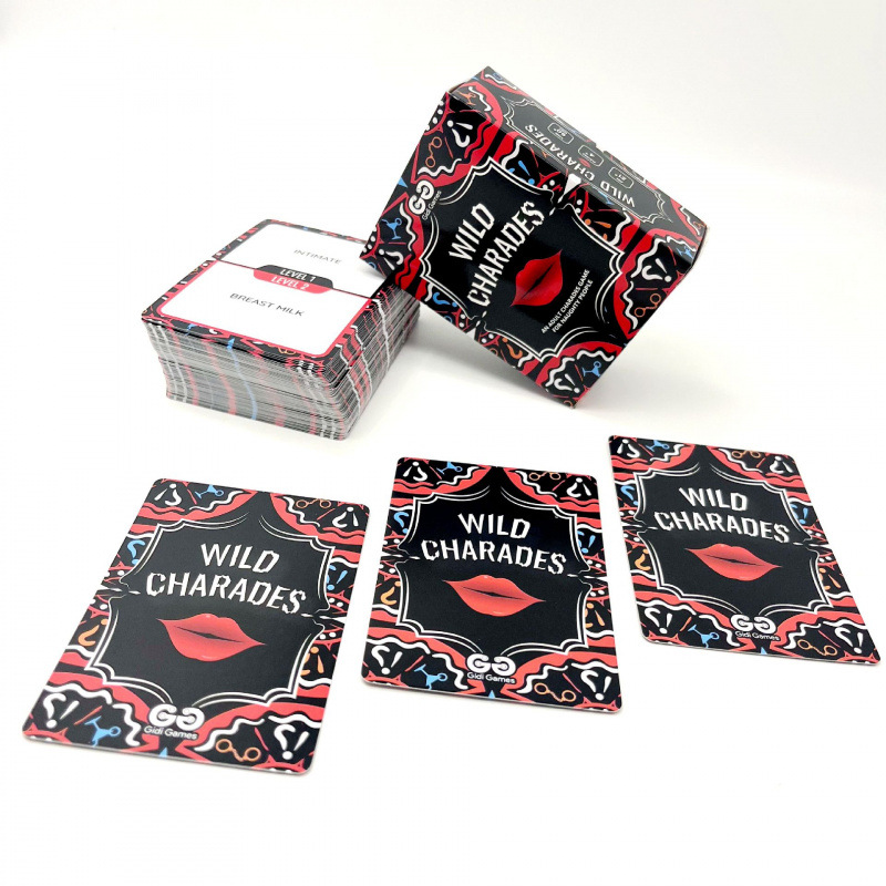 Wild Charades 100-Card Adult Party Game product view 4