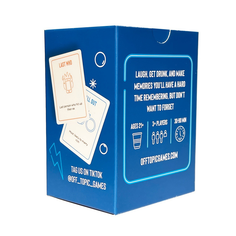 Last Call English Drinking Card Game for Friends and Family Parties product view 4