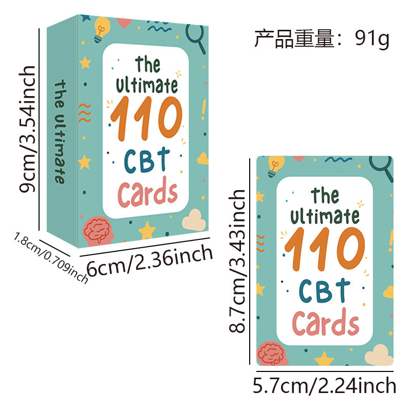 Activity, Wellness and Educational Card Decks – 13 Options – Ultimate 110 CBT Cards
