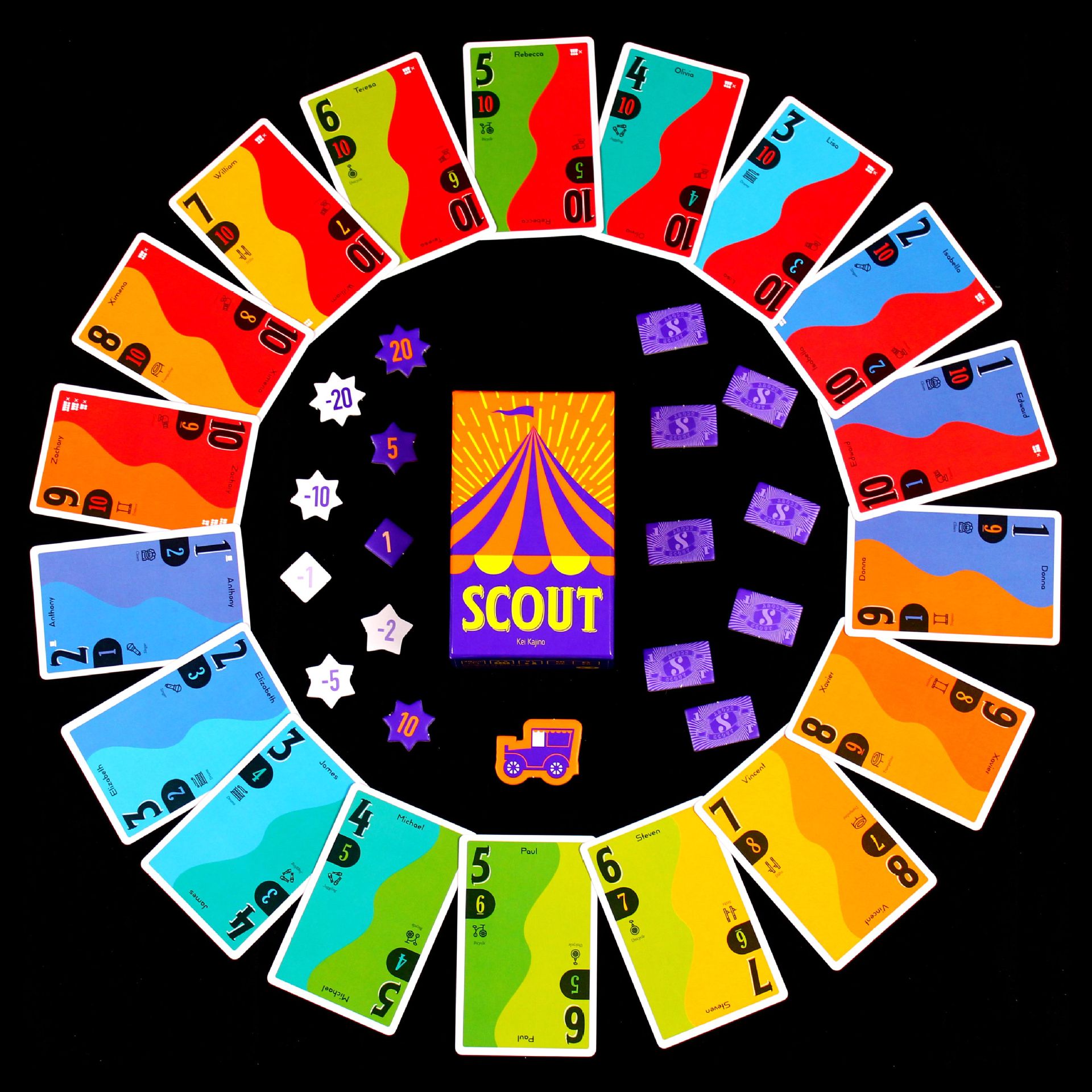 Scout Bilingual Oink Games Card Game product view 2