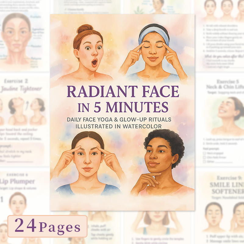 Face Wellness and Radiance Guidebooks – 3 Options