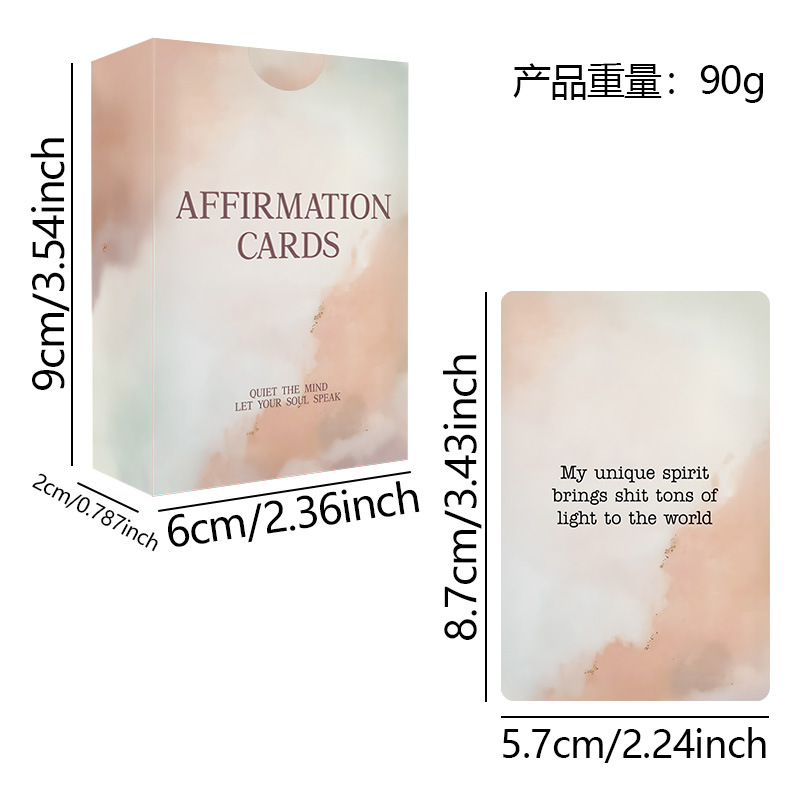 Listen to Your Soul Affirmation Cards – 55 Pack product view 2