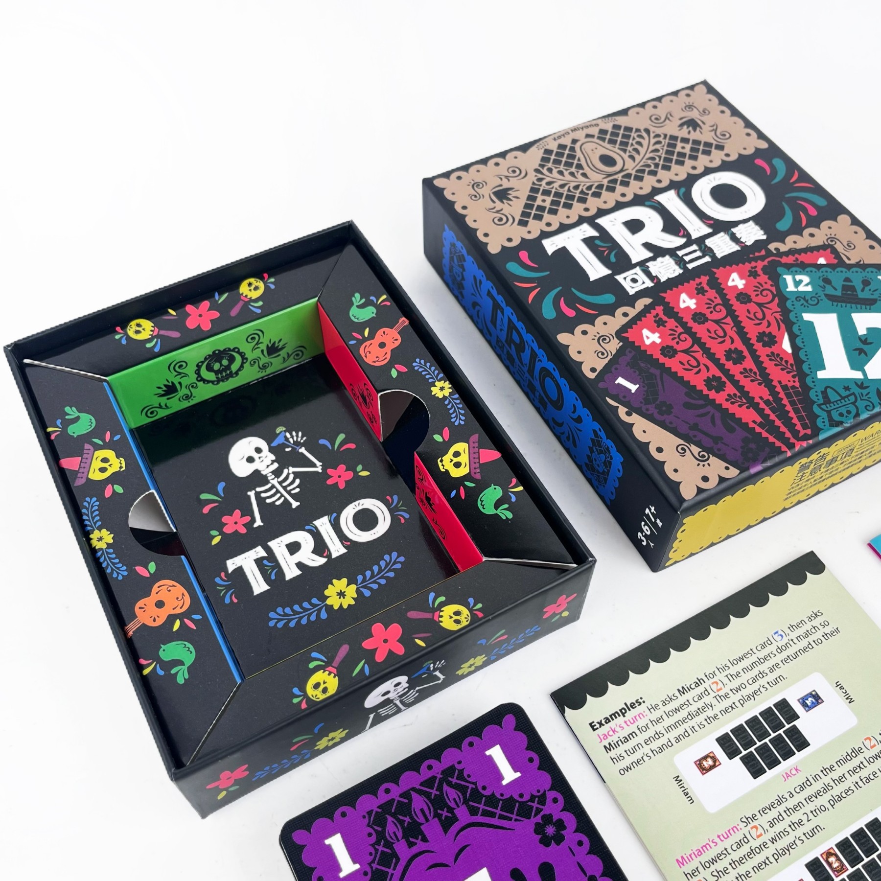 Trio Bilingual Memory Card Game