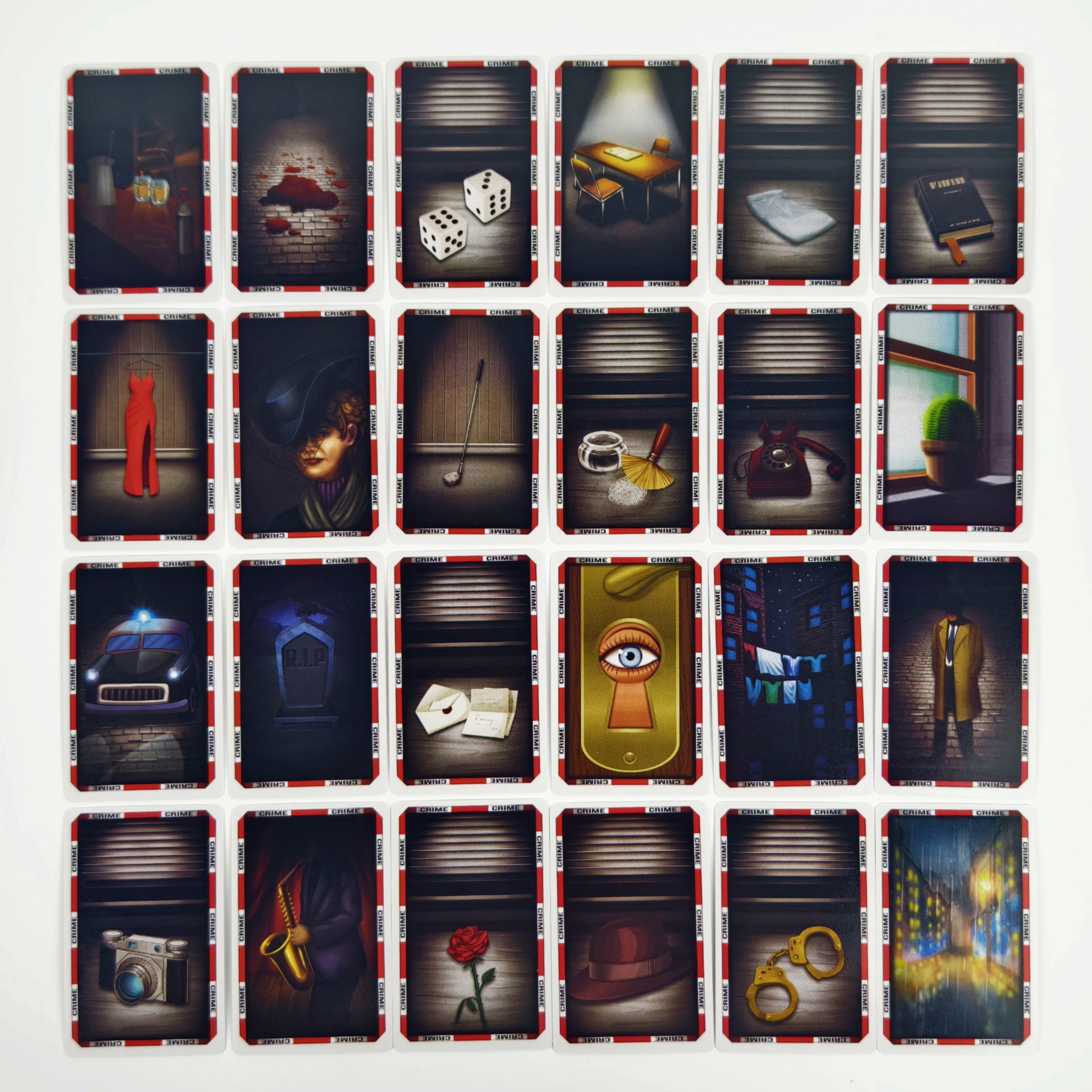 Tabula Rasa Crime Chinese Deduction Card Game product view 2
